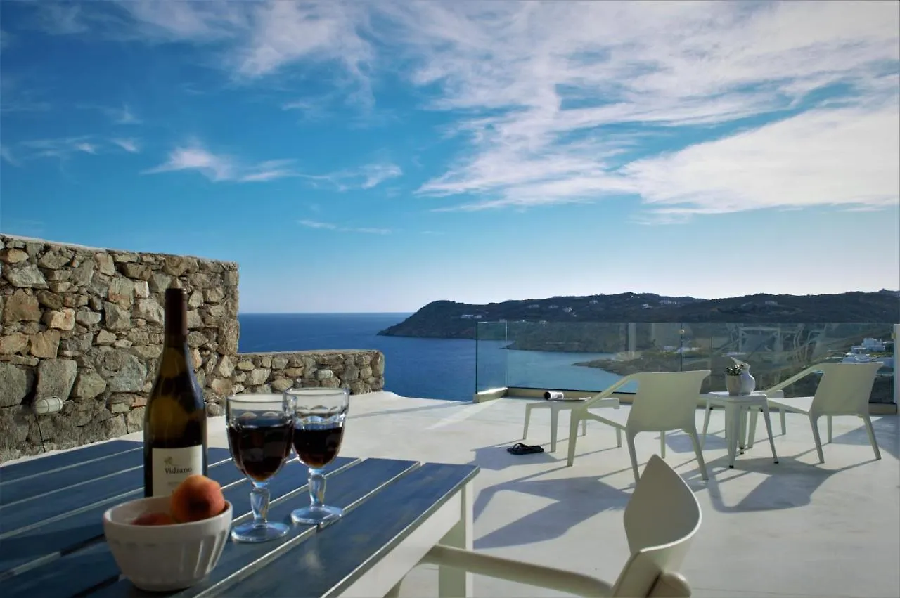 Elia House With Amazing View On The Beach Mykonos Villa Mykonos Town