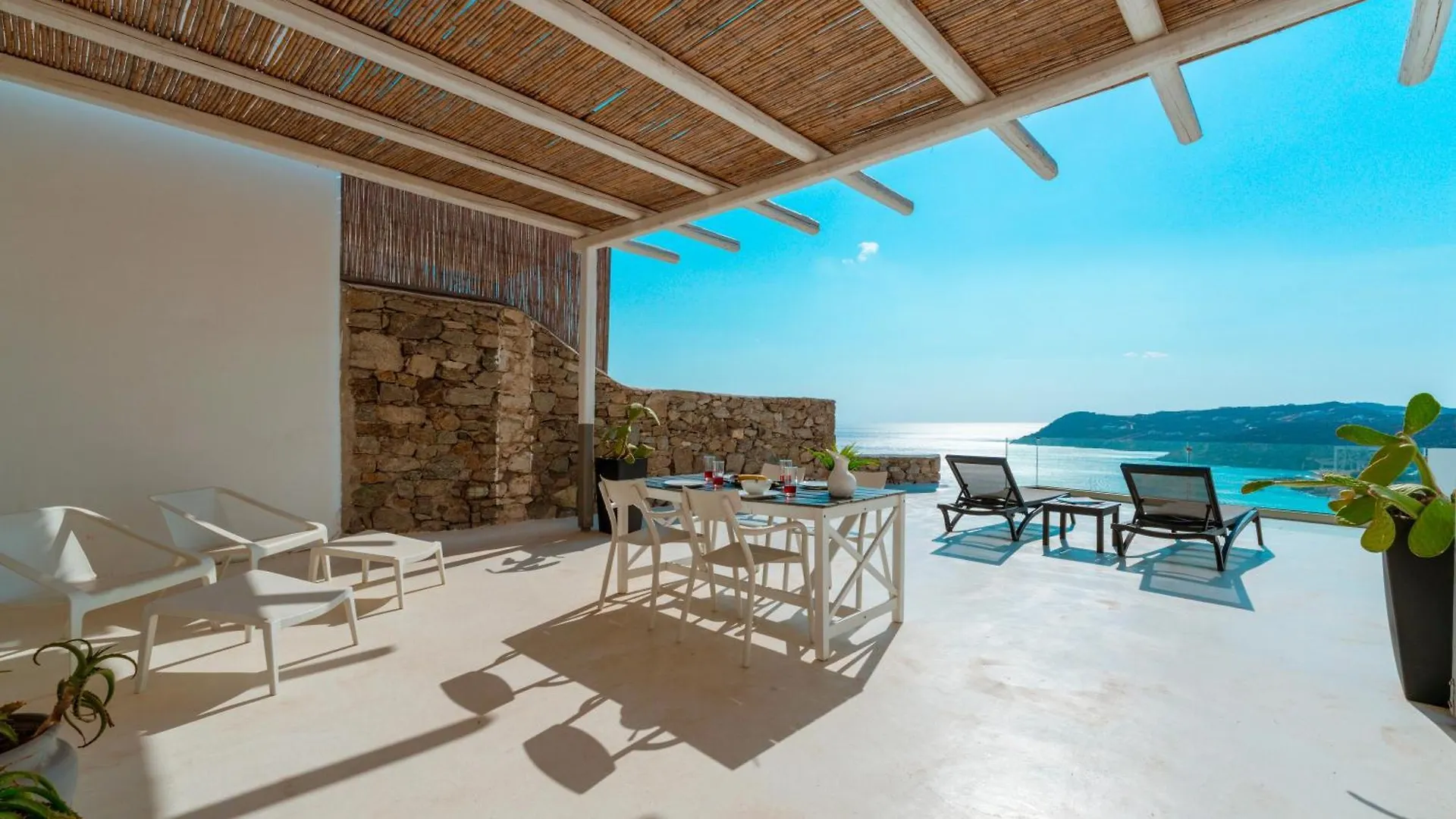 Elia House With Amazing View On The Beach Mykonos Villa Mykonos Town
