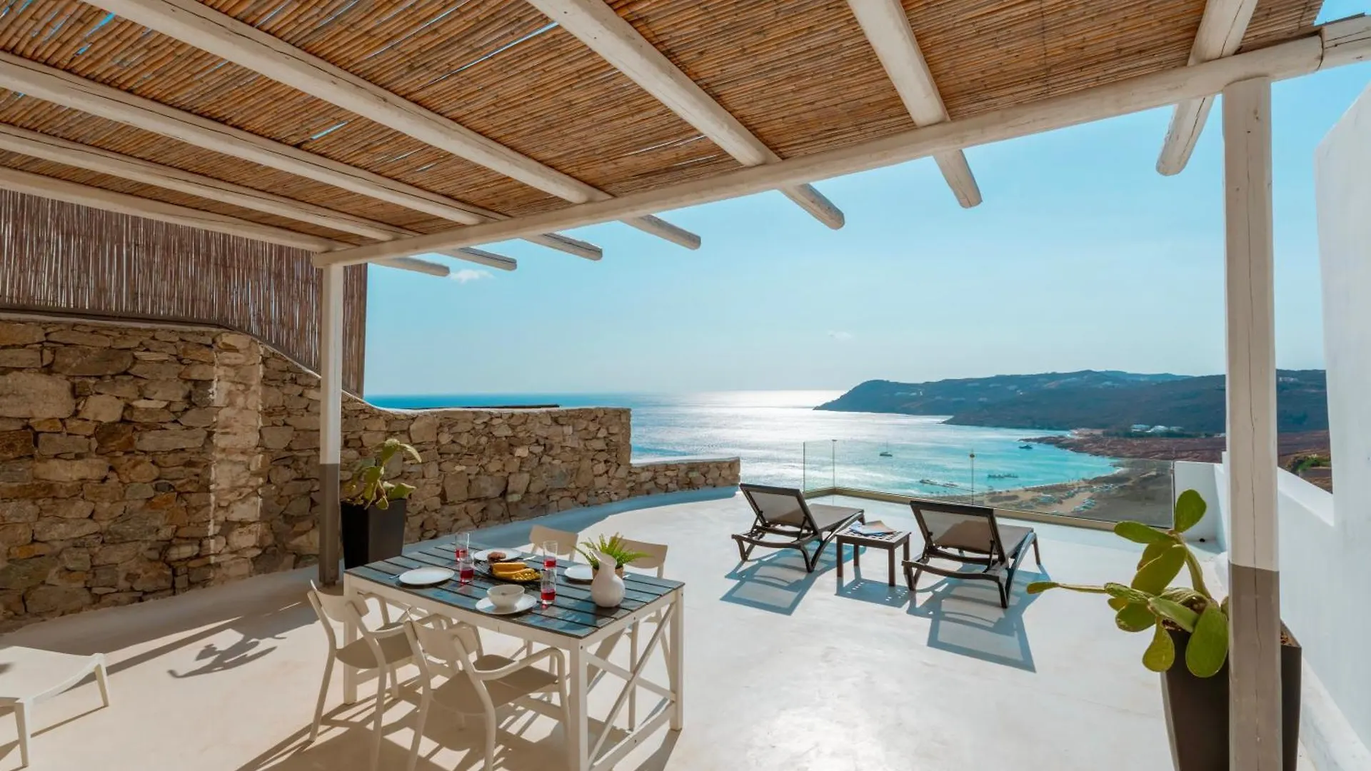 Elia House With Amazing View On The Beach Mykonos Villa Mykonos Town
